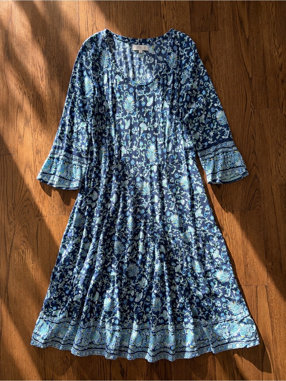 Soft Surroundings Casalina Floral Paisley Maxi Dress Sz 2X NWOT